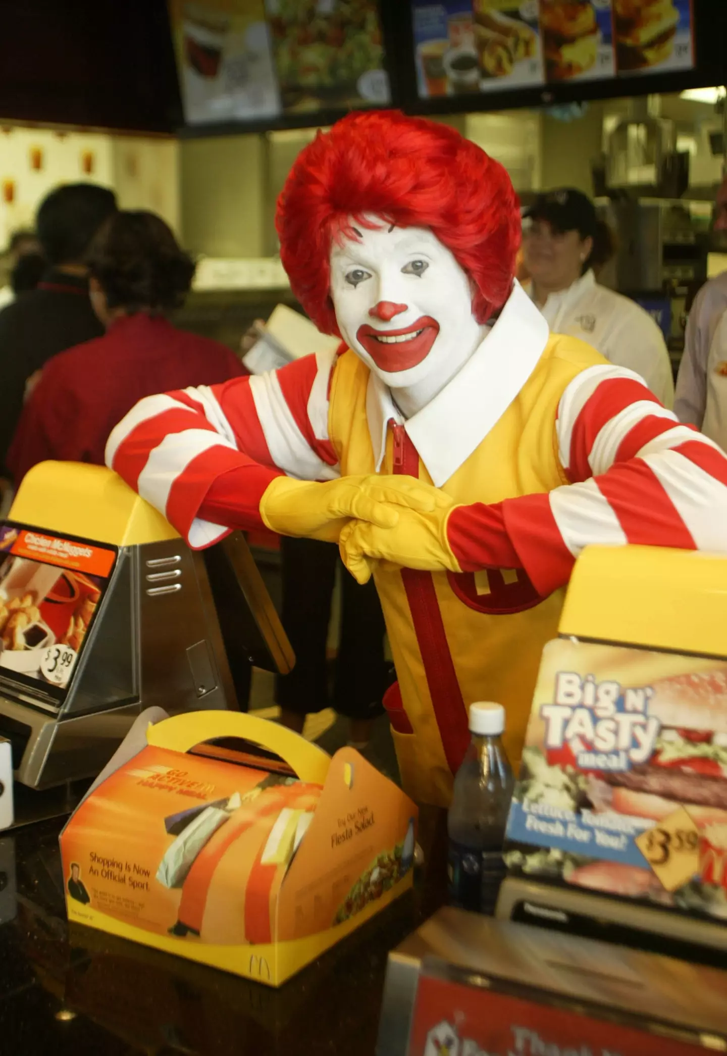 Ronald McDonald was gradually given the boot by the fast food giant.