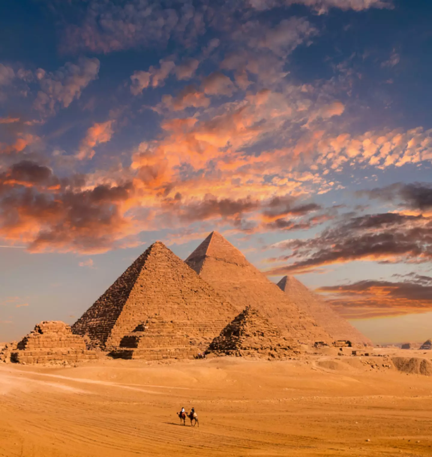 The ancient pyramids are thought to be around 4,000 years old. (Getty Stock Images)