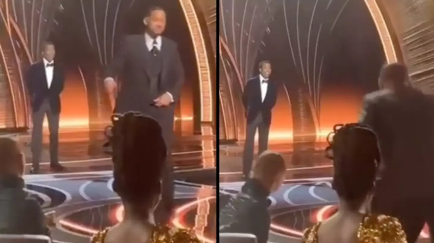 Unseen Oscars Angle Shows Jada's Reaction To Will Slapping Chris Rock