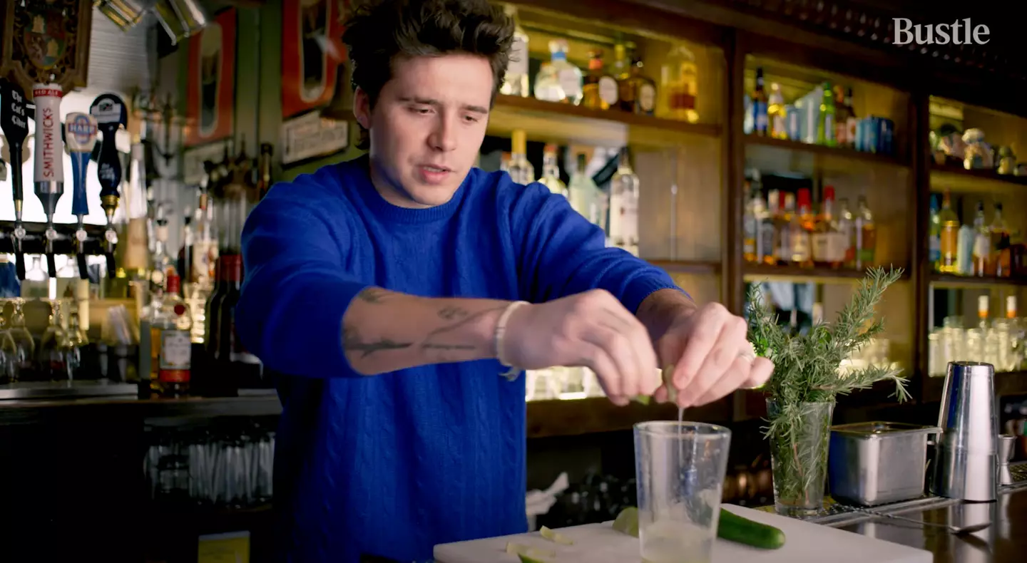 Brooklyn Beckham is once again being trolled for his culinary skills after making a simple gin and tonic.