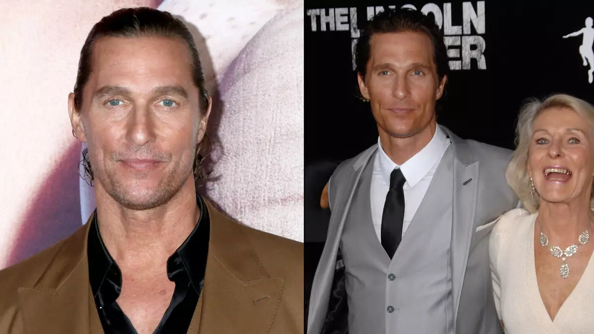 Matthew McConaughey's mum refused to cover dad's huge manhood when he ...
