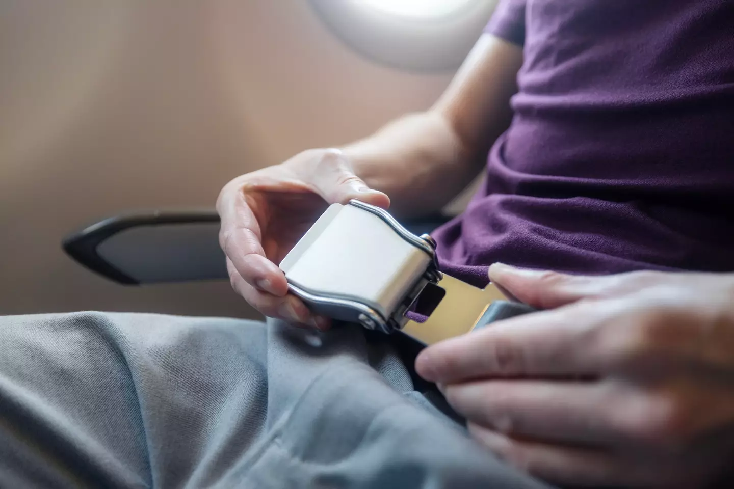 Airlines already advise passengers to stay strapped in at all times. (Getty Stock Photo)