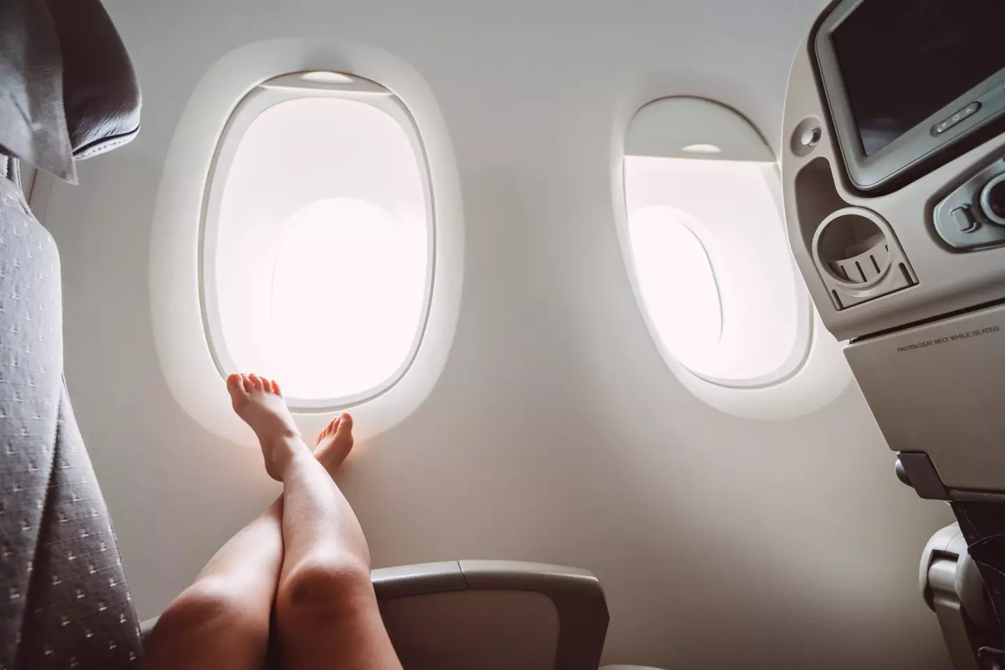 Going barefoot mid-flight is a big no-no in her eyes (Getty stock images)