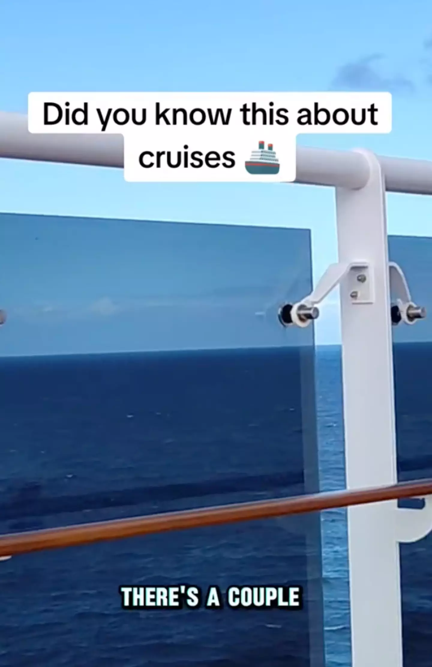 There are a couple of things that could get you thrown off a cruise.