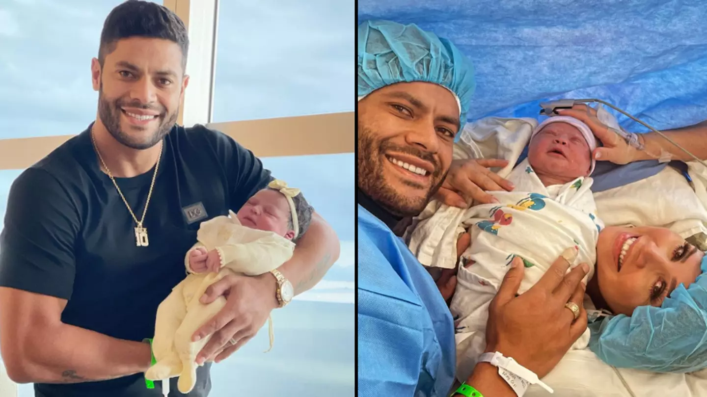 Brazilian Footballer Hulk Welcomes First Child With Ex-Wife's Niece
