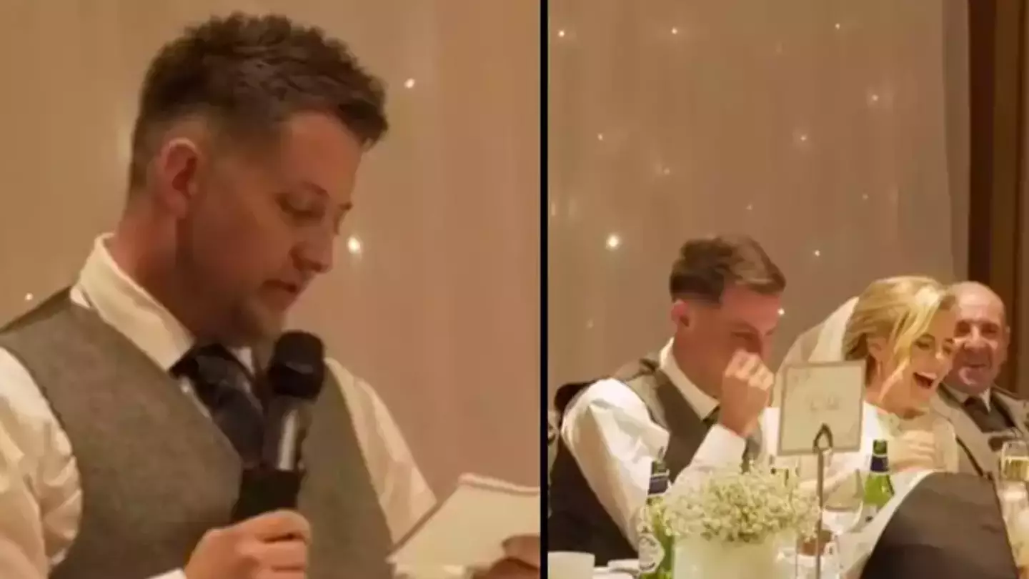 Couple mortified after best man delivered 'best punchline at a wedding ever' during speech