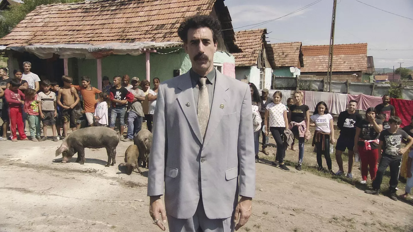 Iconic Kazakhstani journalist Borat.