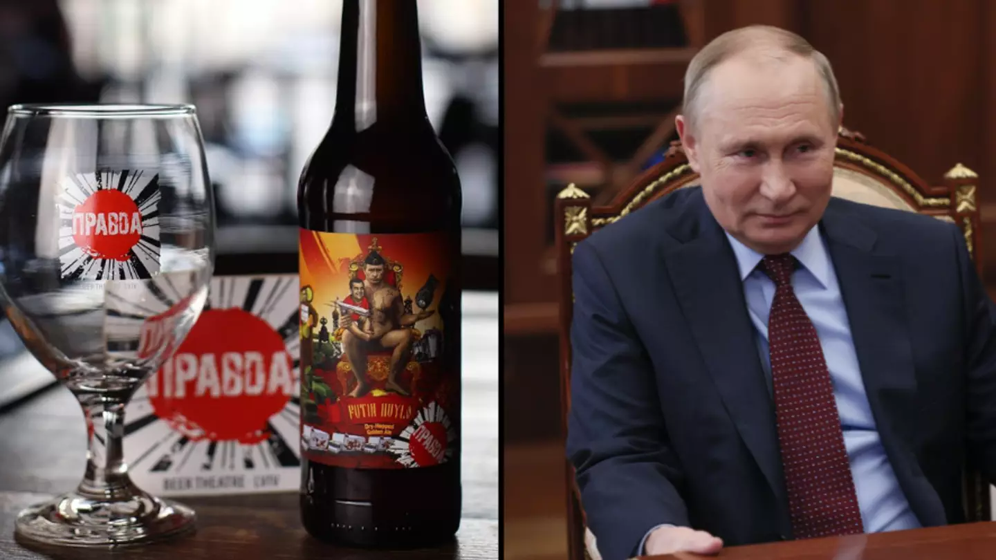 Beer Brutally Named 'Putin Is A D**khead' Goes On Sale In The US To Raise Money For Ukraine