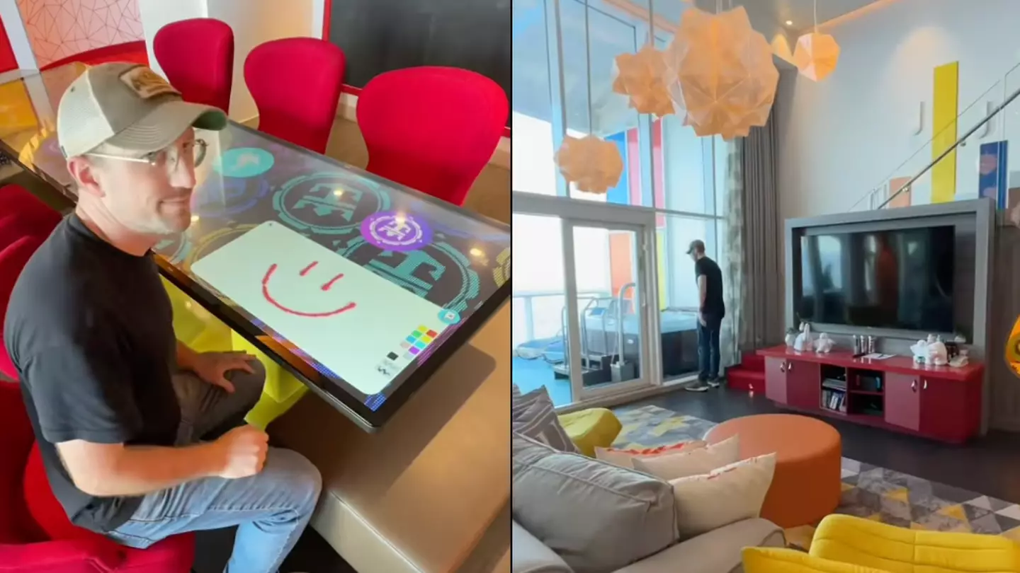 Man shows what £3,100 a night room on world's largest cruise ship looks like