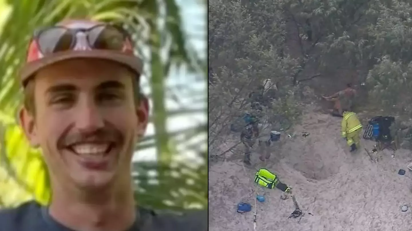 Man tragically dies after being buried alive when sand pit fell in on top of him