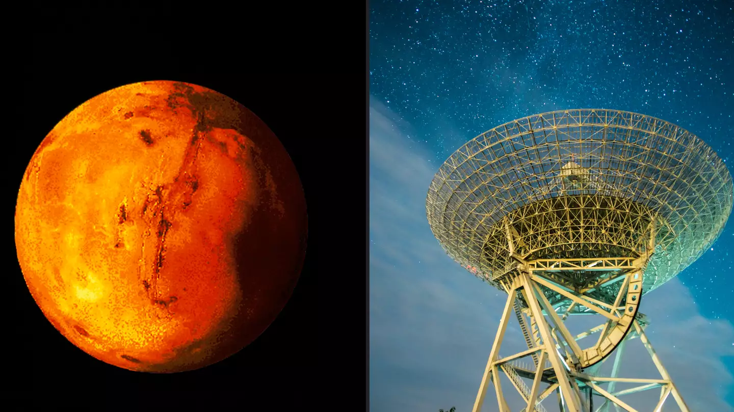 Earth received an 'alien message' from Mars last year and public have been invited to decode it
