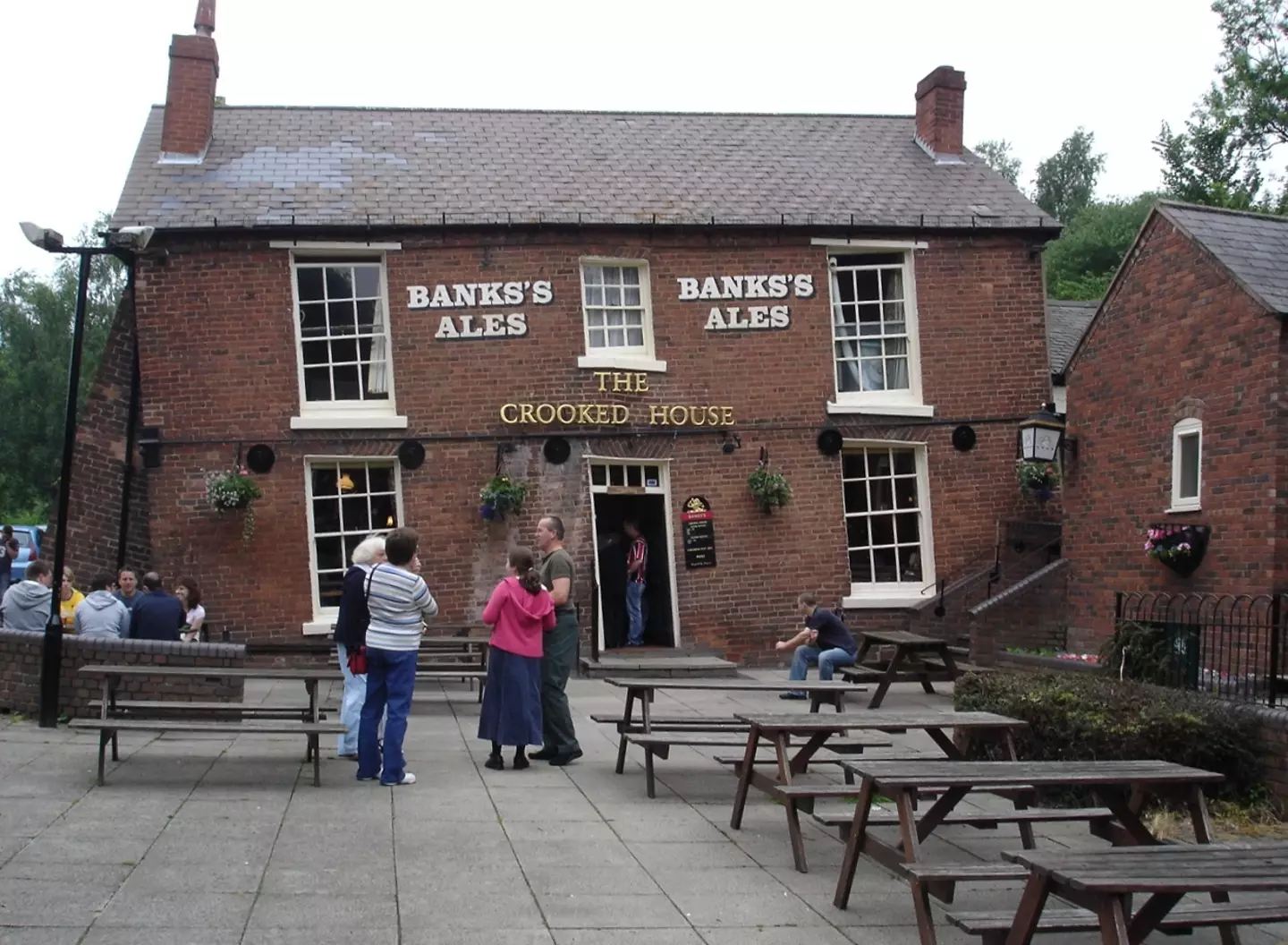 No prizes for guessing why it's called The Crooked House.