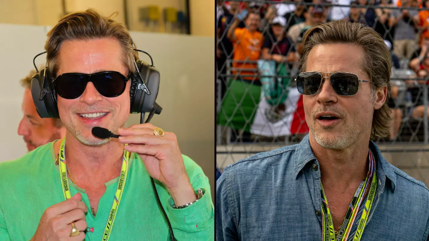 Brad Pitt roasted as he’s announced to drive F1 car at Silverstone