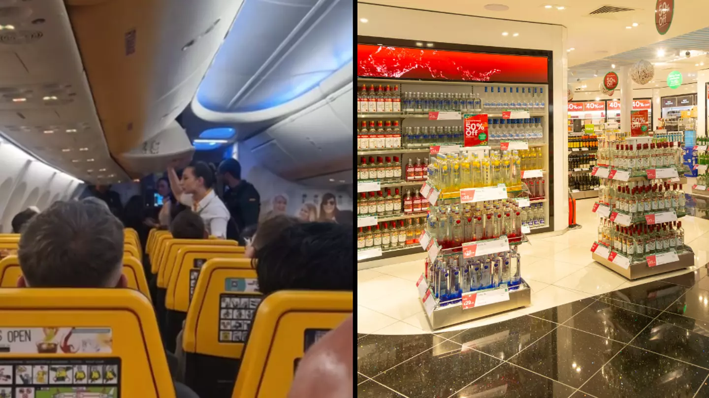 Strict duty free rule that saw Ryanair passenger escorted from Benidorm flight in emergency landing