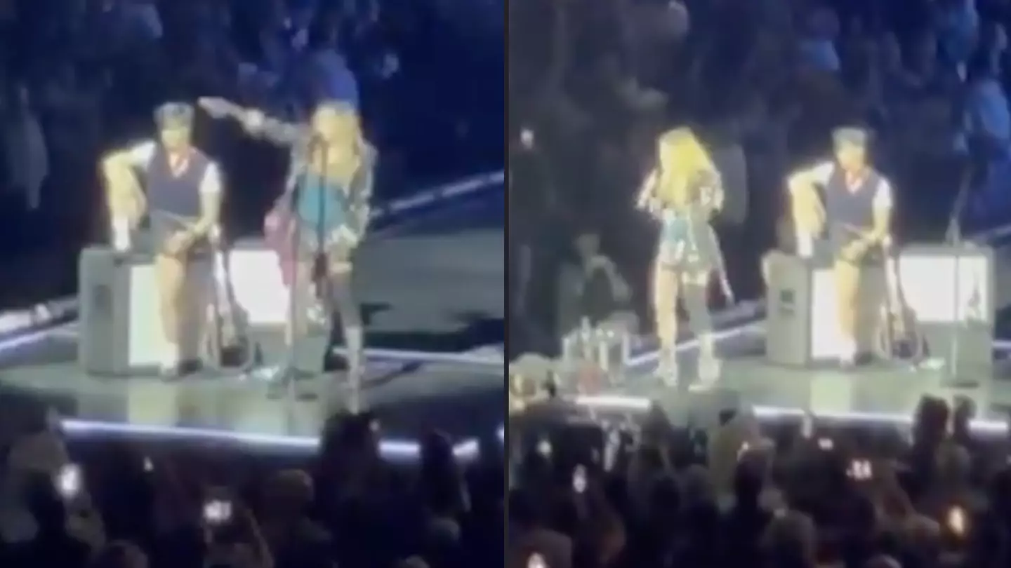Madonna asks fan why they're sitting down during her gig then finds out they’re in a wheelchair