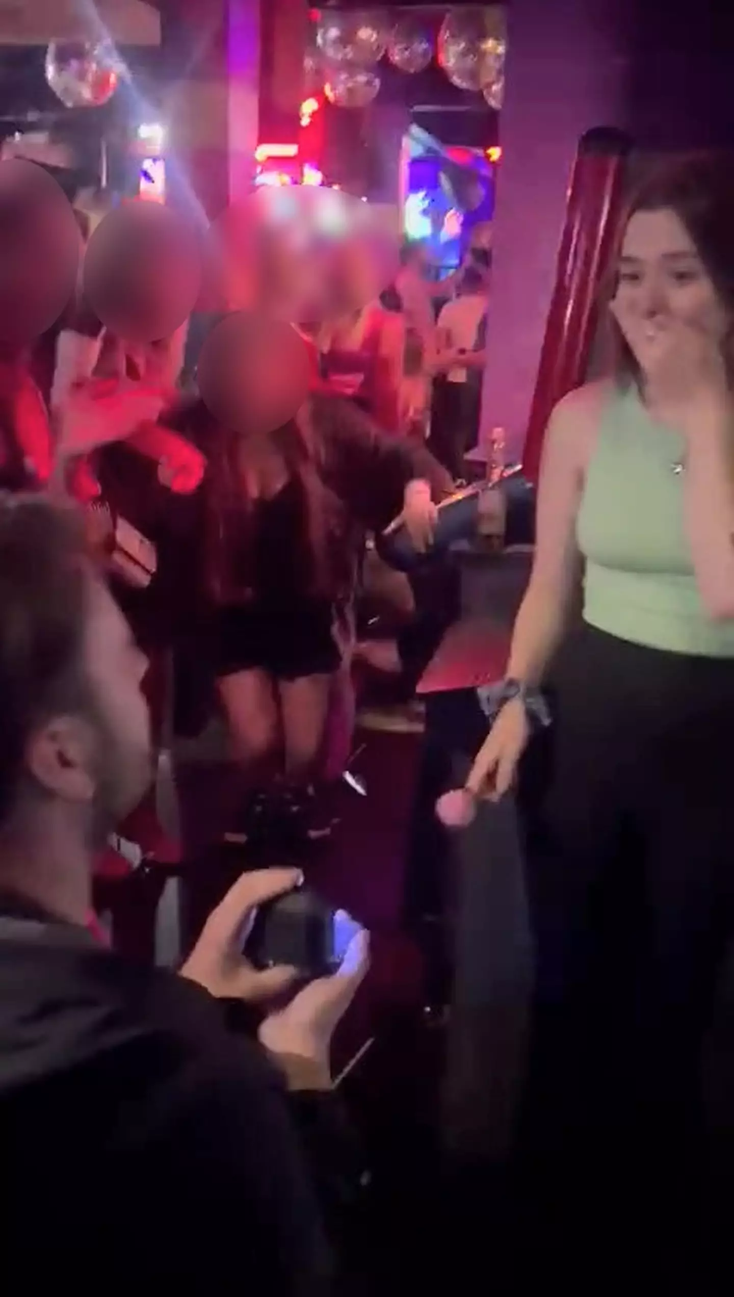 Dan got down on his knee while the song Love Story played in Popworld.