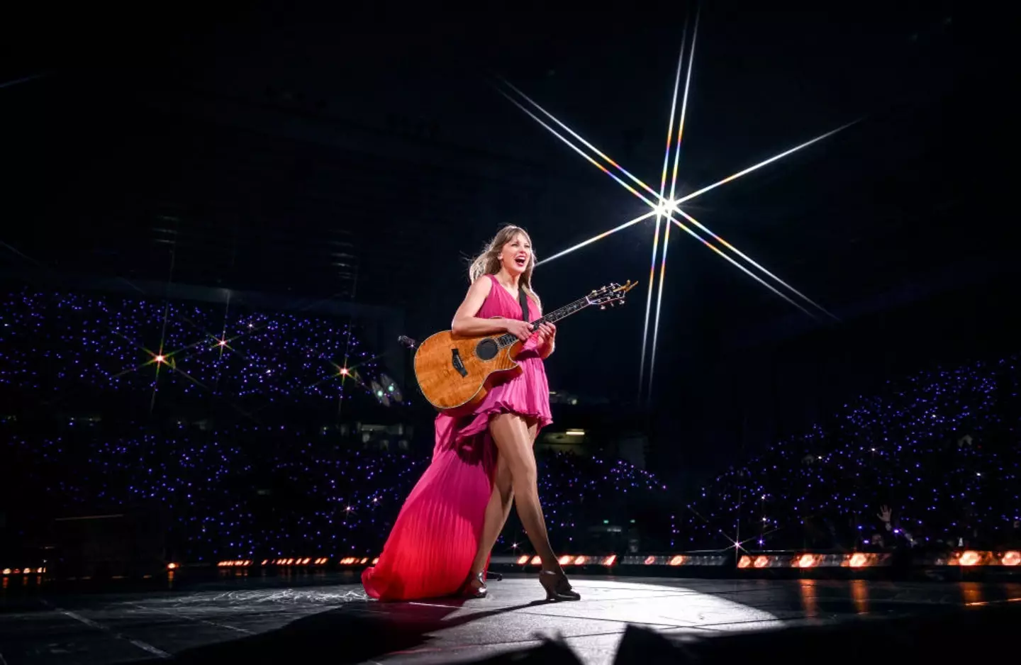 Taylor Swift shared the 'one regret' she has with the crowd at last night's Eras Tour show at Anfield (Gareth Cattermole/TAS24/Getty Images for TAS Rights Management)