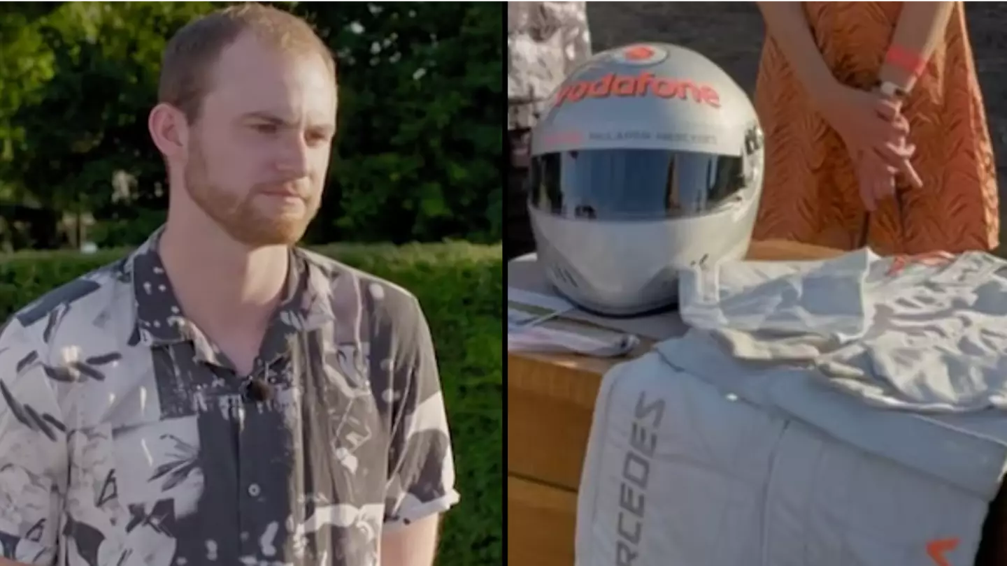 Antiques Roadshow guest left stunned at value of Lewis Hamilton's old racing gear