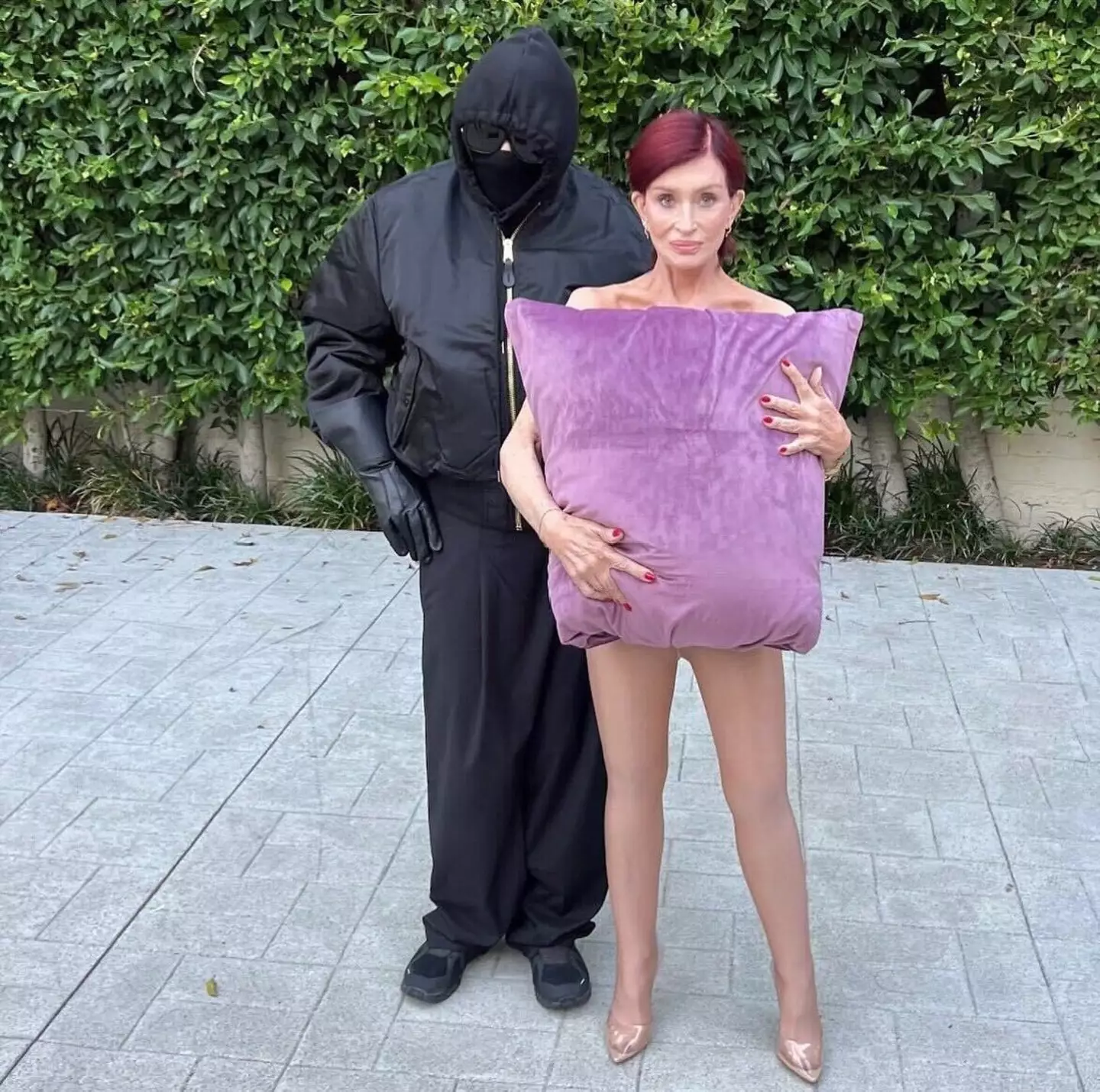 Ozzy and Sharon Osbourne dressed as Kanye West and Bianca Censori.