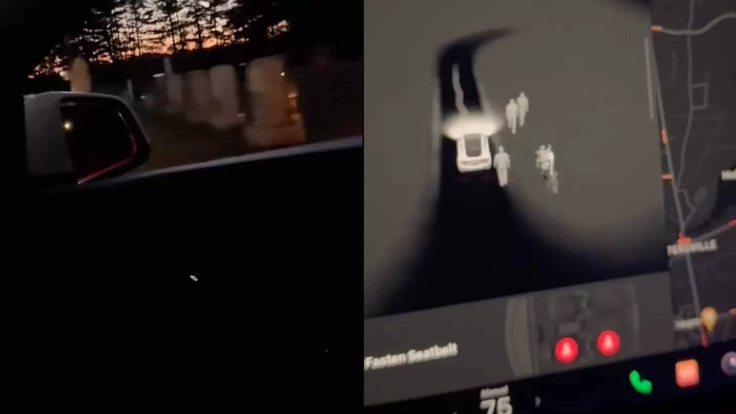 Passengers left screaming after Tesla detects 'ghosts' in graveyard next to real life Conjuring house