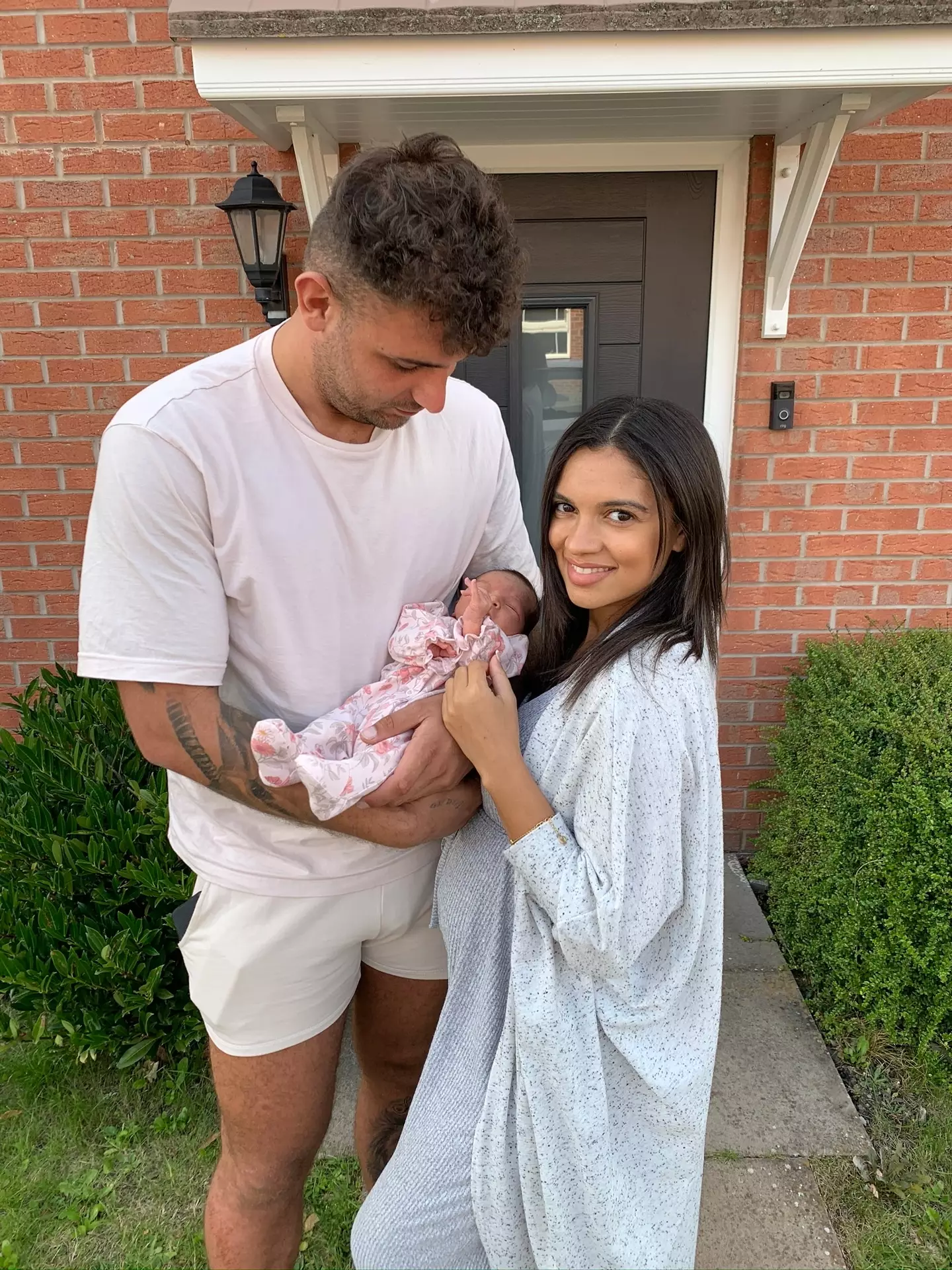 The couple welcomed their daughter in 2020. (SWNS)