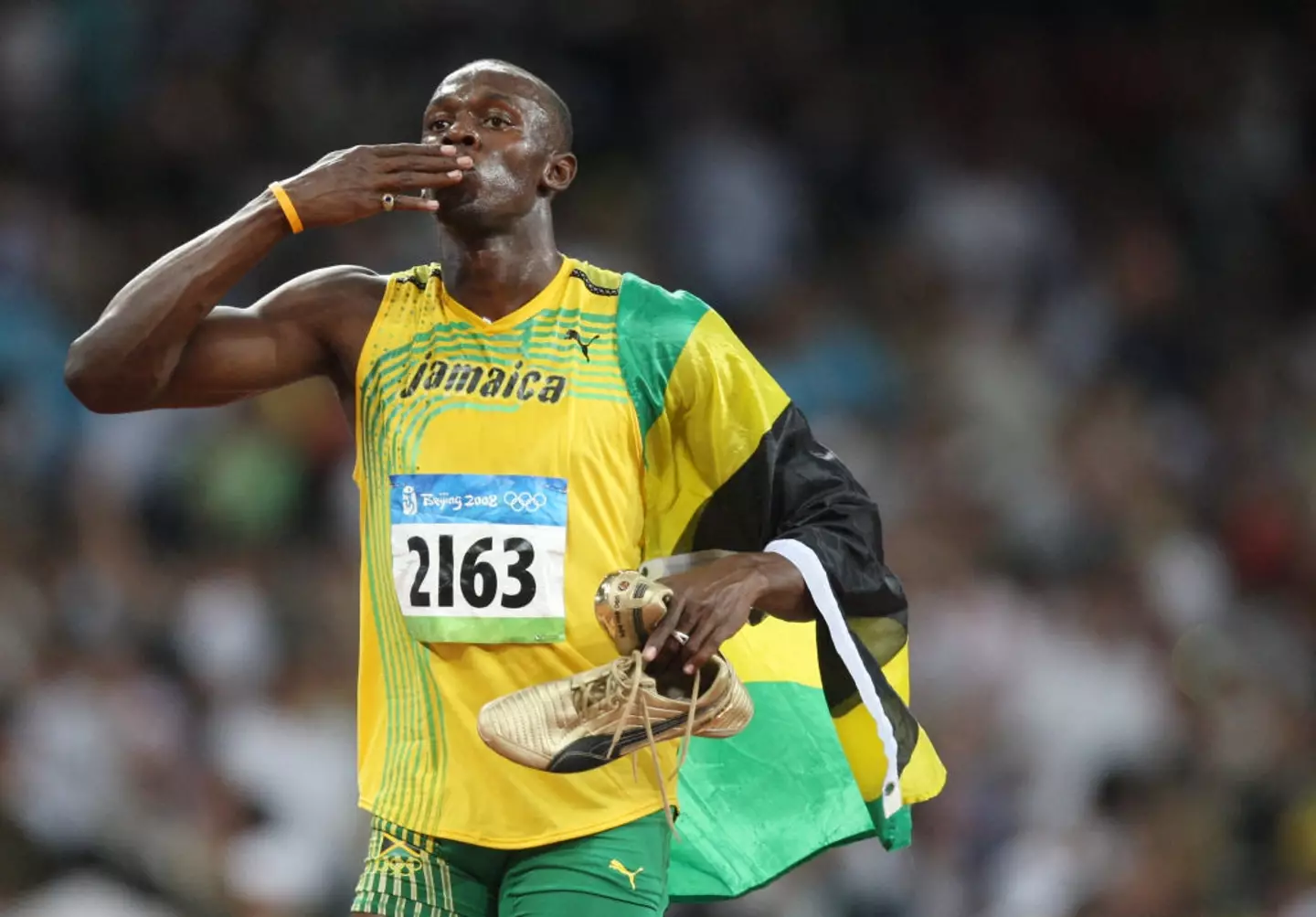 The Jamaican is still the best to ever do it. (VALERY HACHE/AFP via Getty Images)