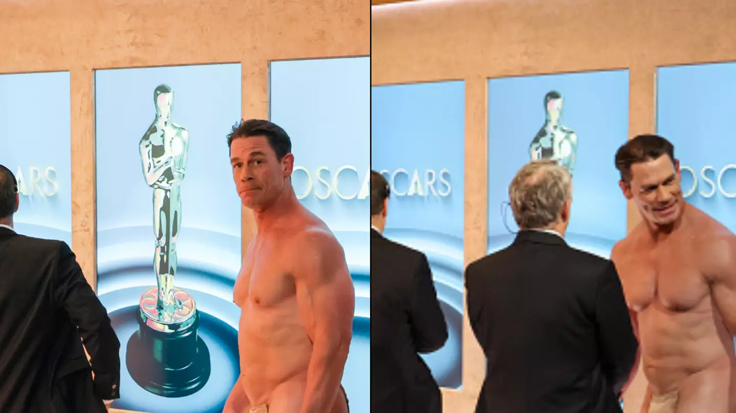 Adult streaming site offers John Cena £390,000 to strip off live on camera after 'naked' Oscars stunt