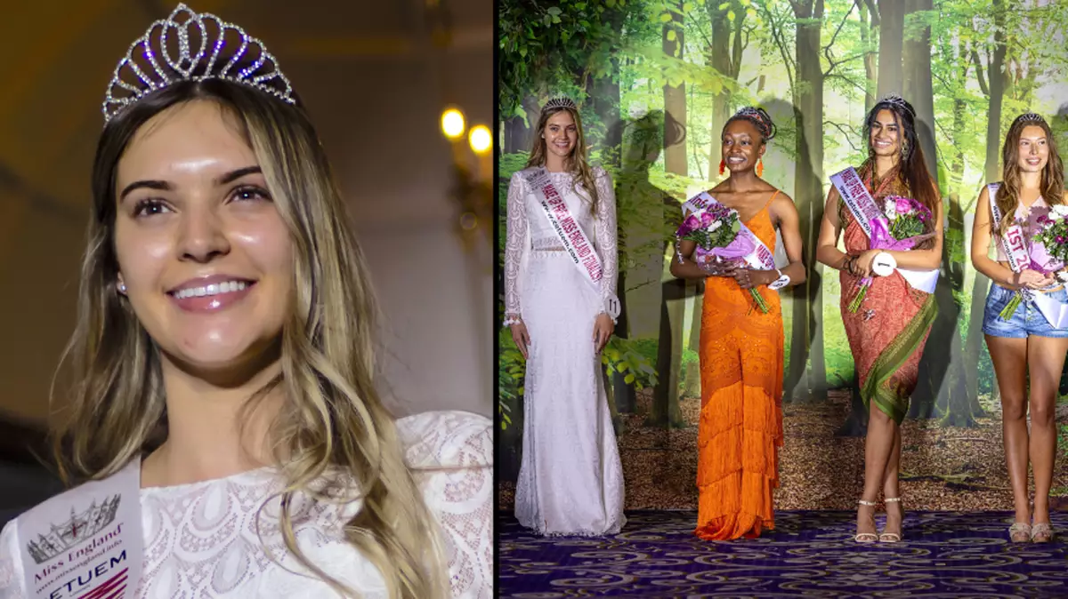Woman wins world's first make-up-free beauty pageant
