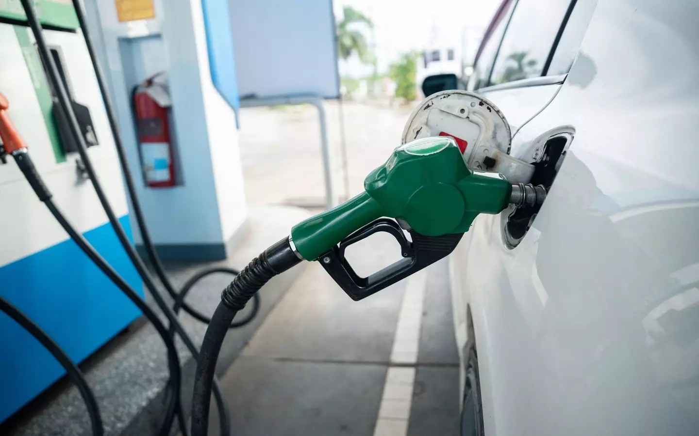 A car being filled up with petrol. (Getty Stock Image)