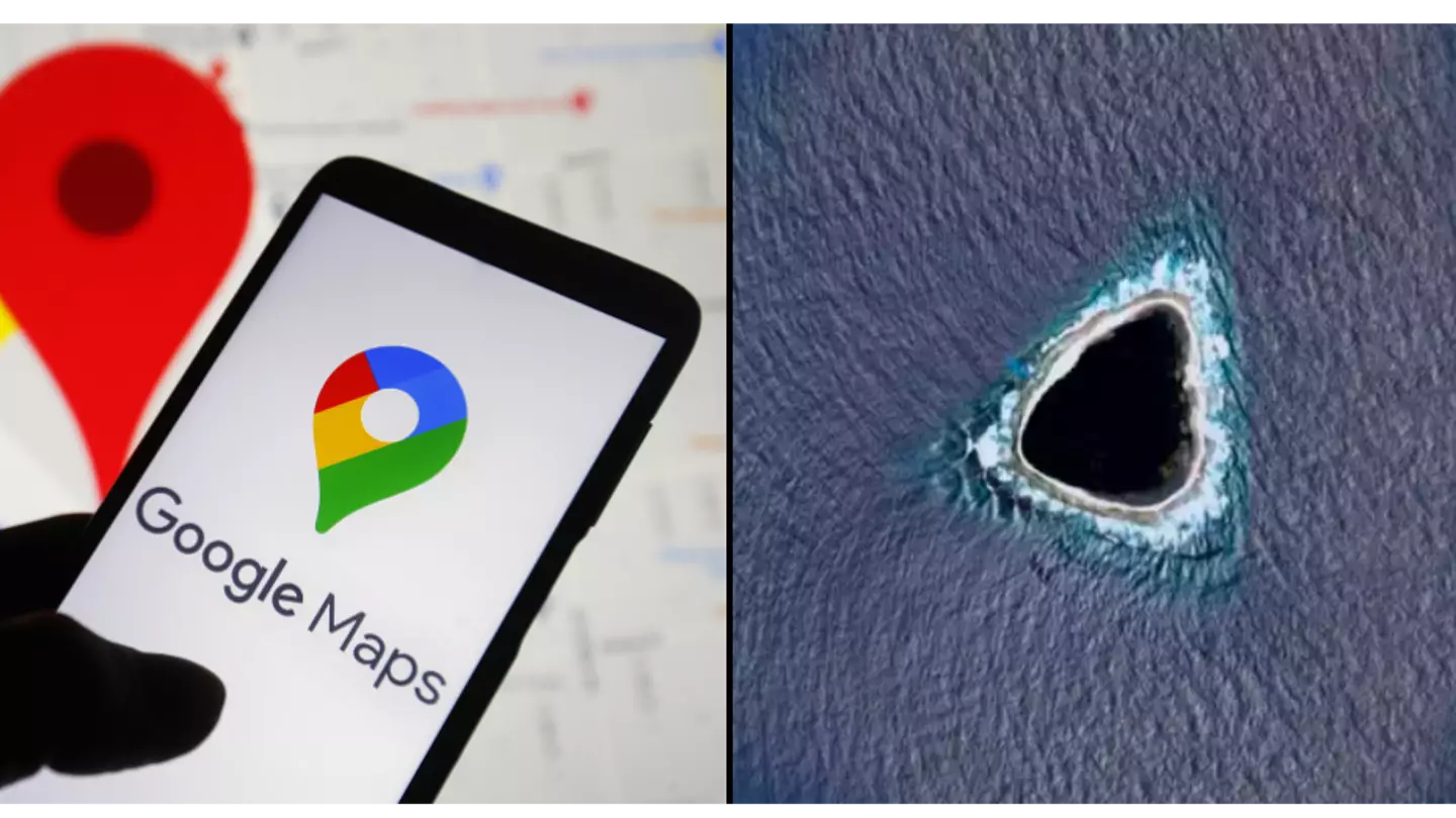People baffled after discovering weird 'blacked out' island on Google Maps