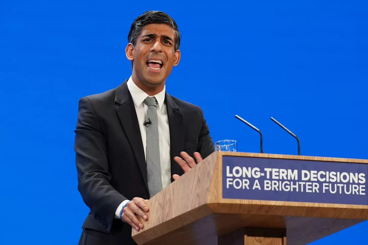 Rishi Sunak announced the plans at the Conservative Party Conference.