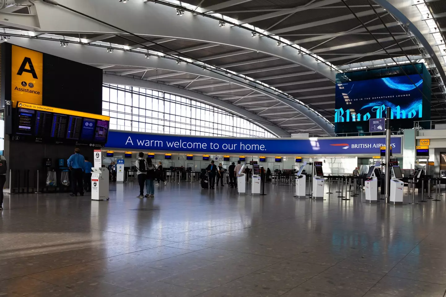 Heathrow Airport said they were supporting the investigation after a man was arrested and charged.