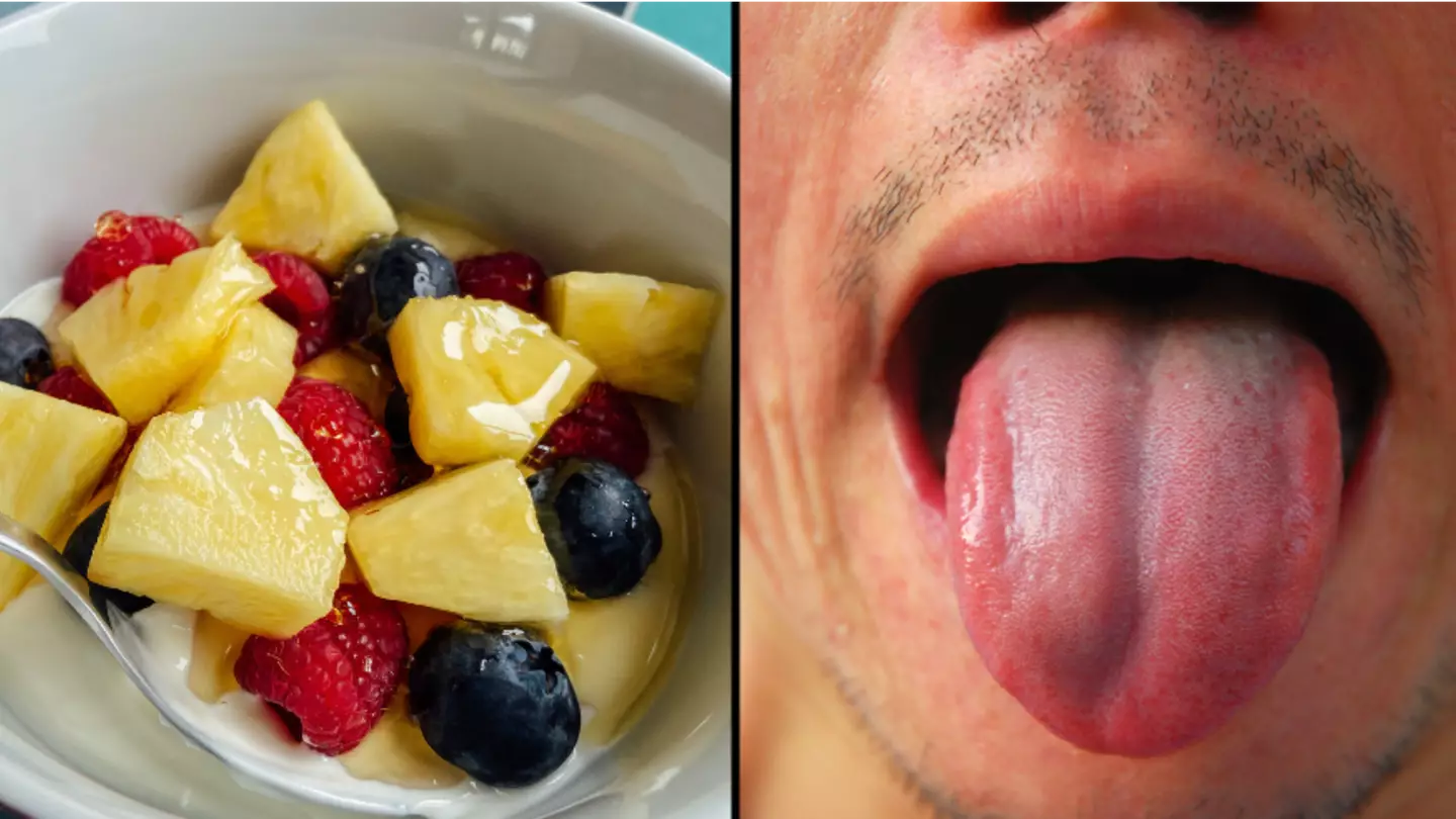  People horrified after finding out why their mouths tingle after eating pineapple