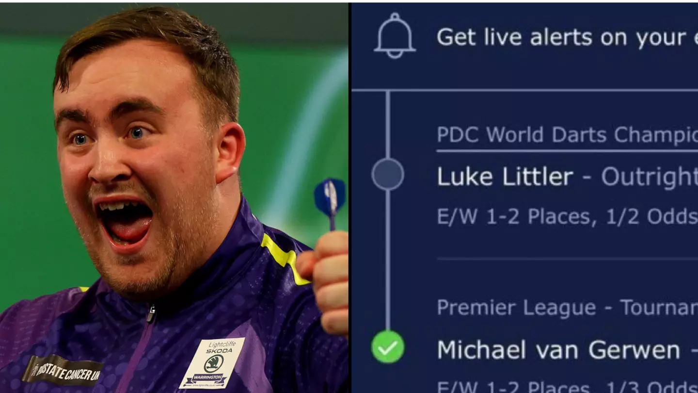 Someone will win £4,895 tonight if Luke Littler wins darts final after placing ridiculous bet