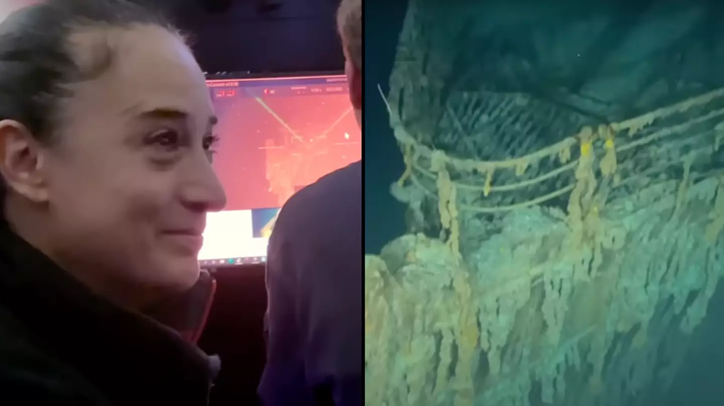 OceanGate passengers tear up as they see Titanic wreckage for first time