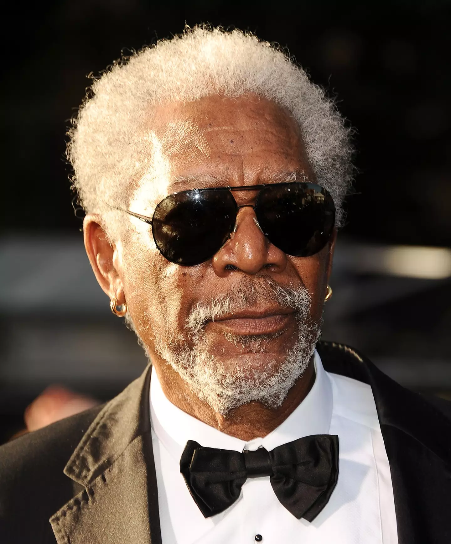 Morgan Freeman got his ears pierced when he was 35.