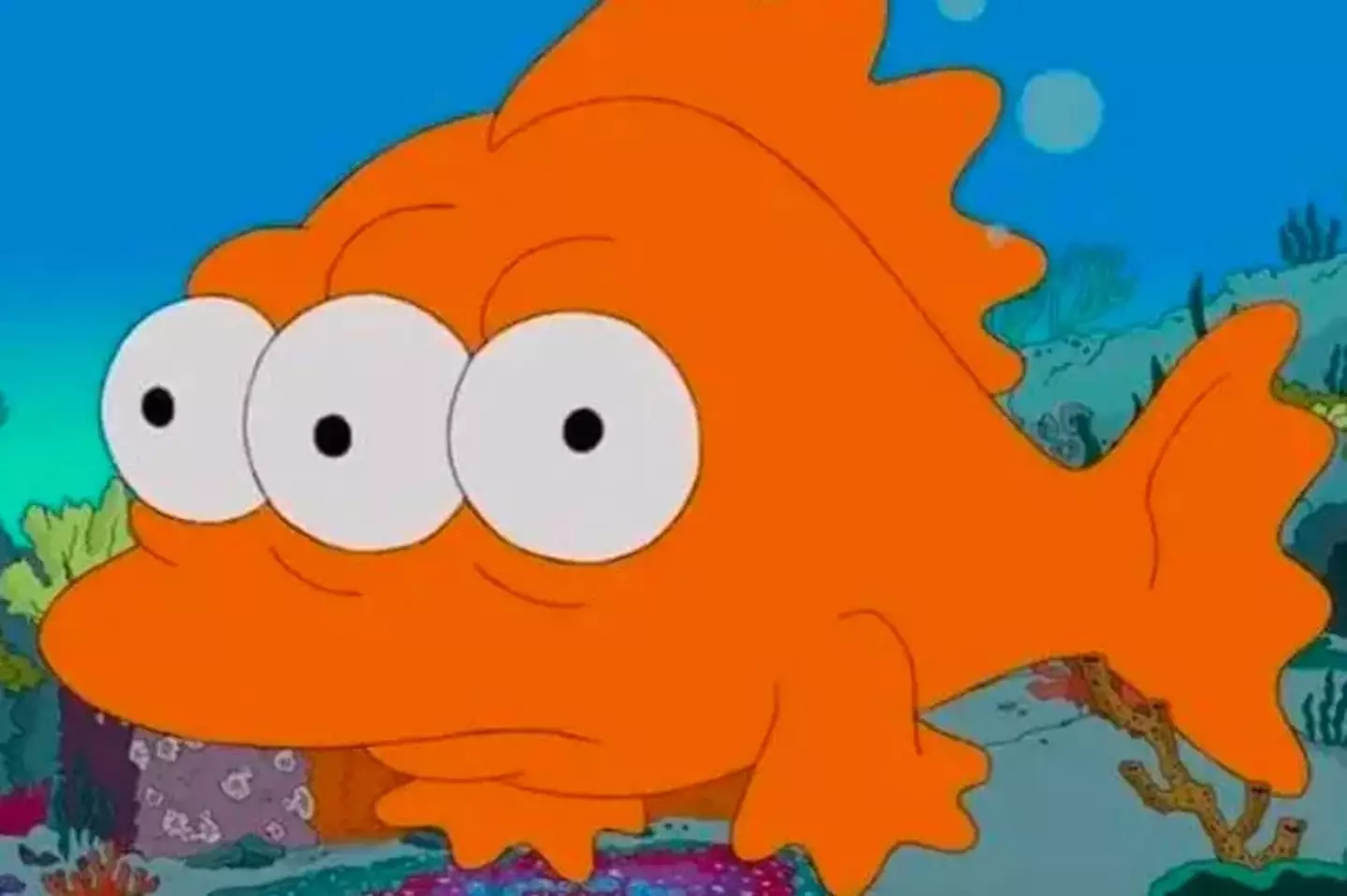 Blinky the three-eyed fish, apparently he's not very tasty. (Fox)