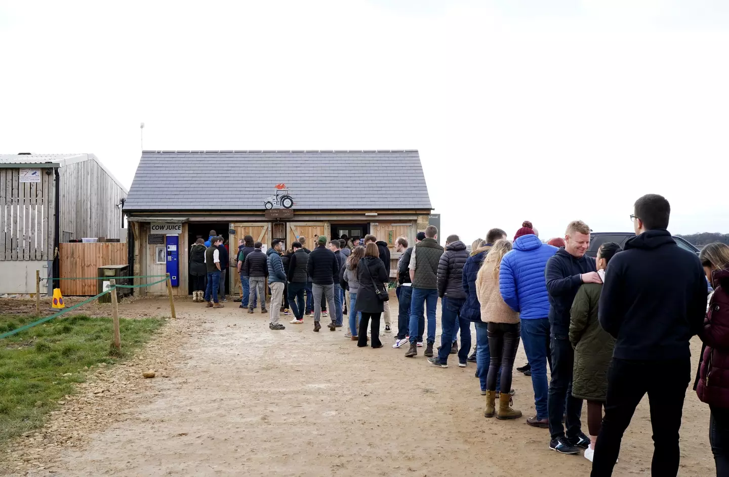 The queues are much bigger now than when this was taken in 2023 (Gareth Fuller / PA Wire)