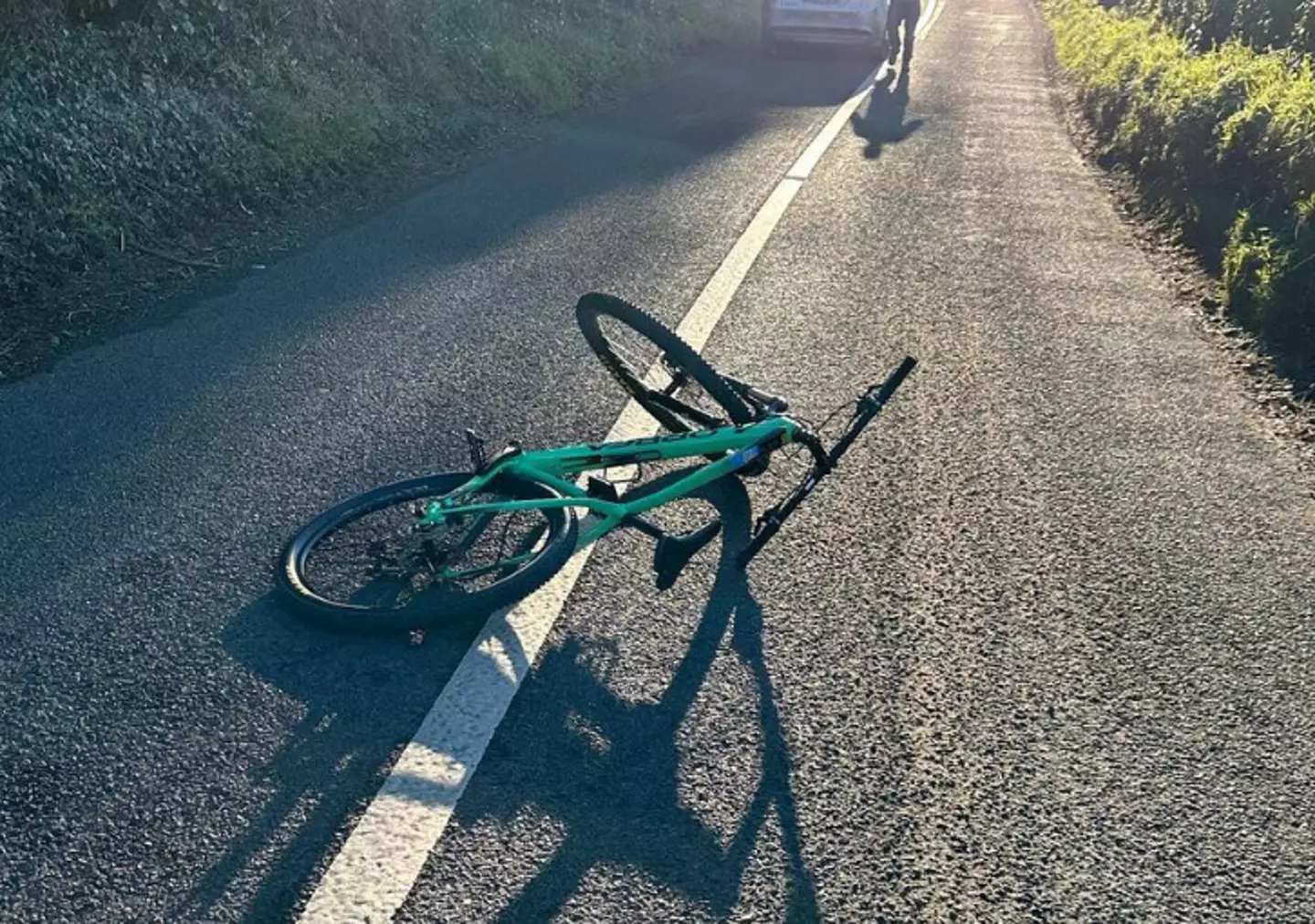 McGregor said his bike was 'f*cked' after the accident.