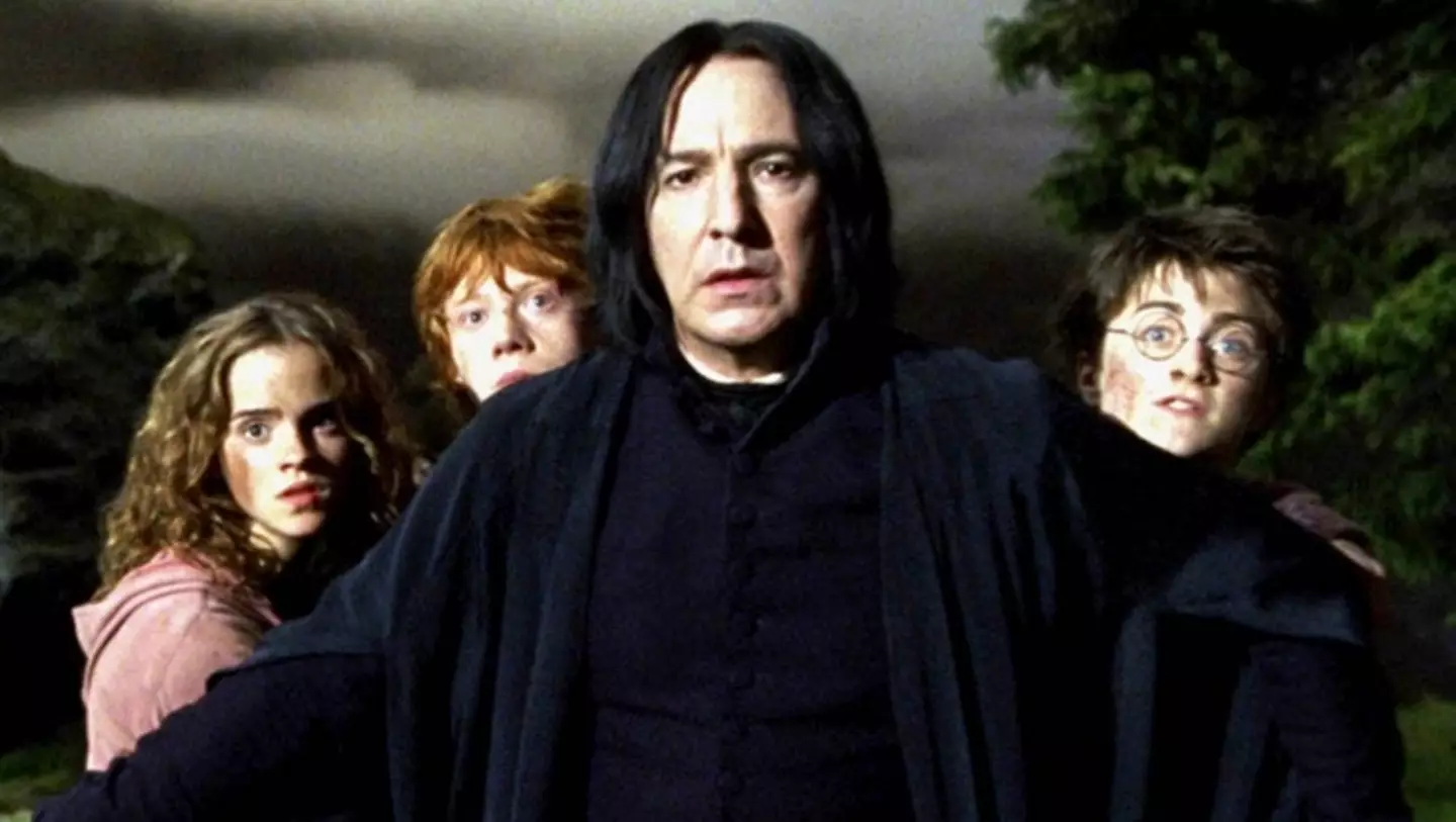Fans think Snape's first words to Harry reveal everything.