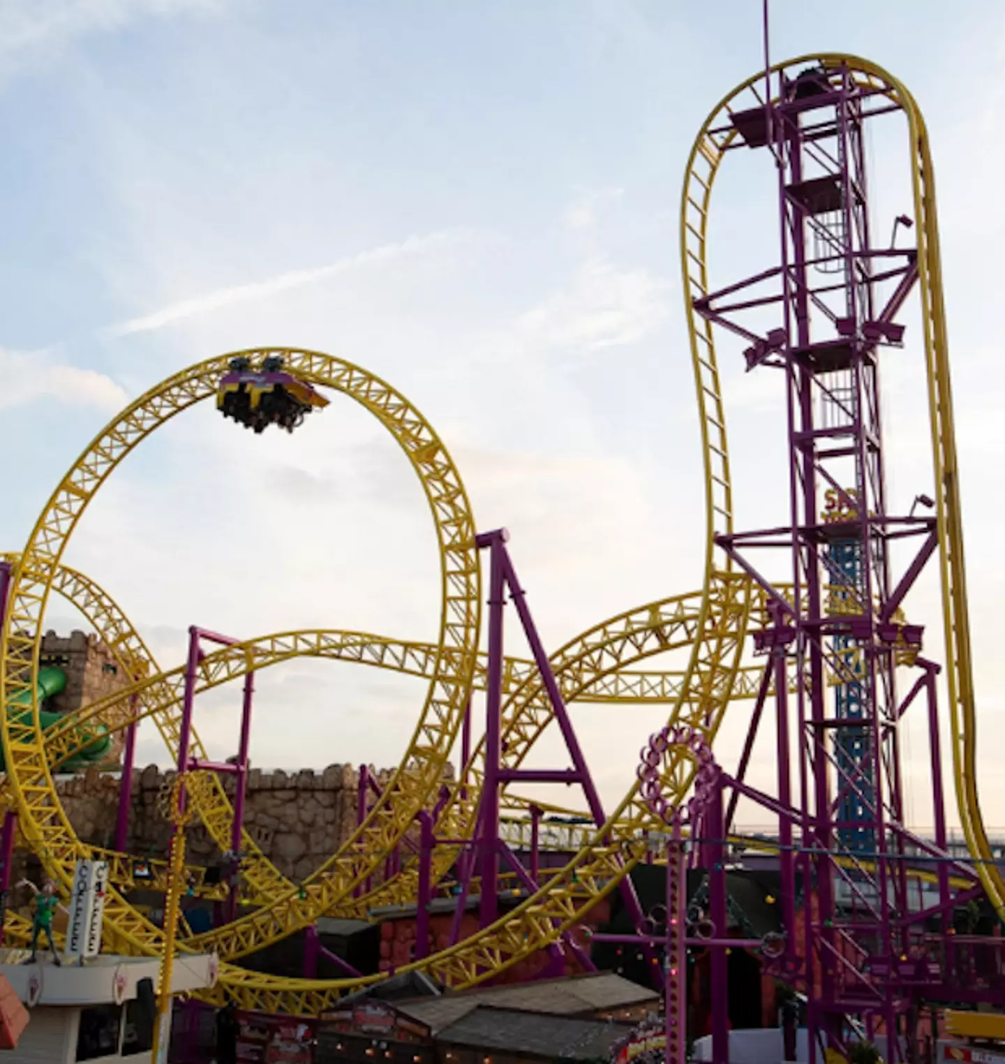 Rage is advertised as Adventure Island’s 'biggest and best' rollercoaster, with 'loops, twists, and flat-out speeds'.