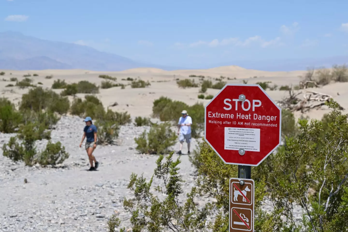 This is really not a place that likes having people in it. (Tayfun Coskun/Anadolu via Getty Images)