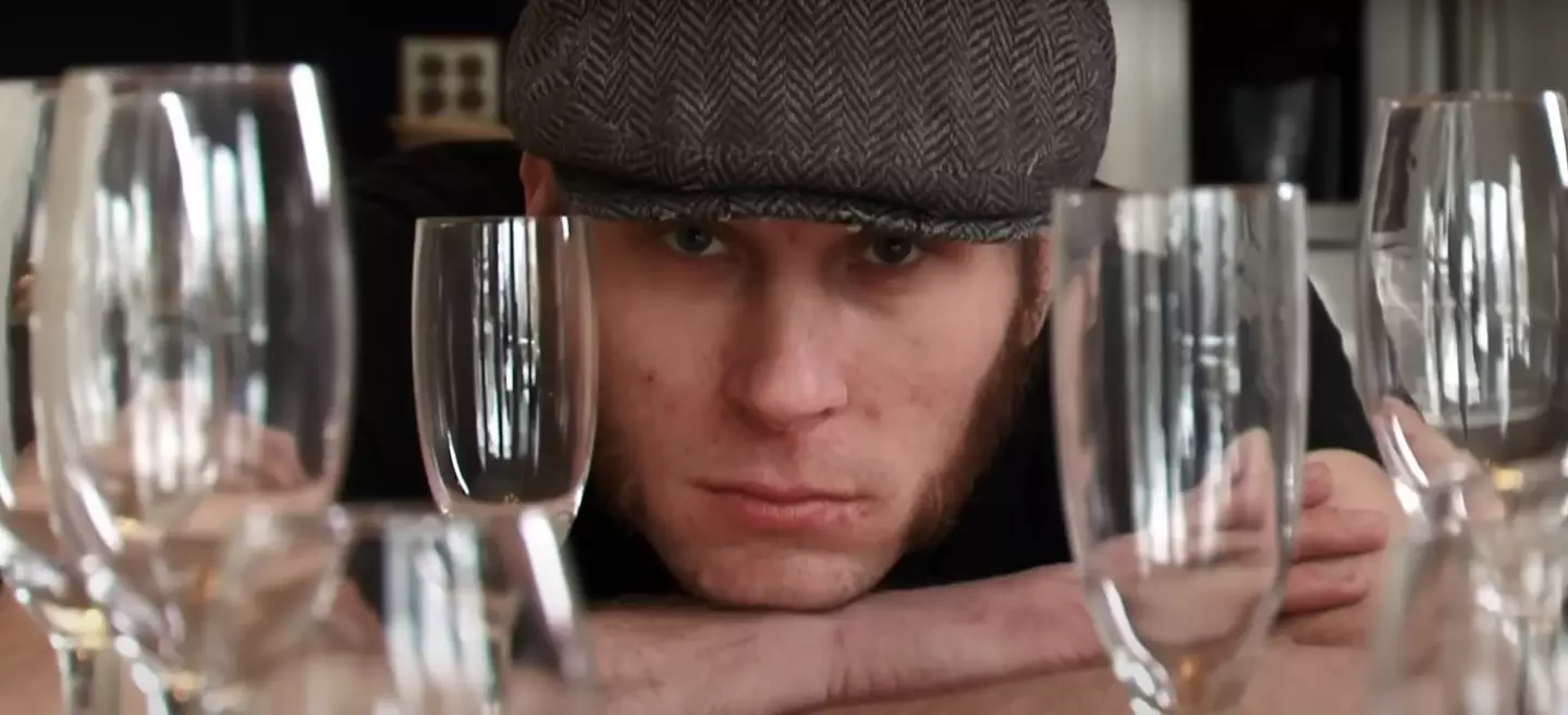 Champagne glasses are among his favourite. (Youtube / TLC)