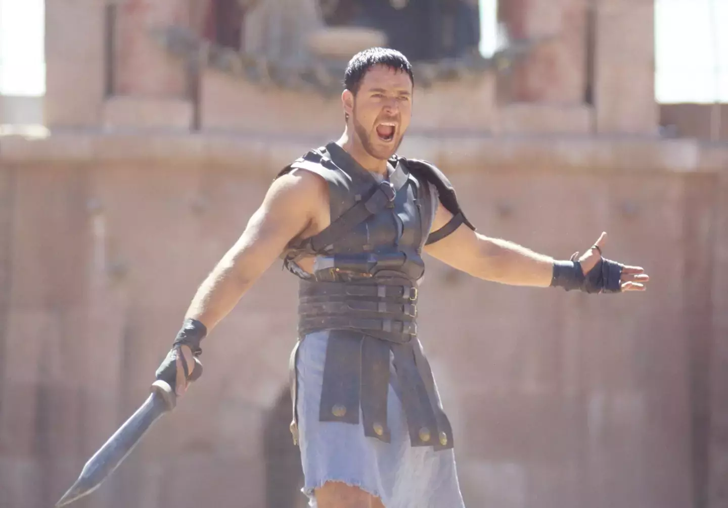 It sounds like there's no Russell Crowe in the Gladiator sequel, but he thinks the plot of the movie is 'a very smart idea'. (DreamWorks Pictures)