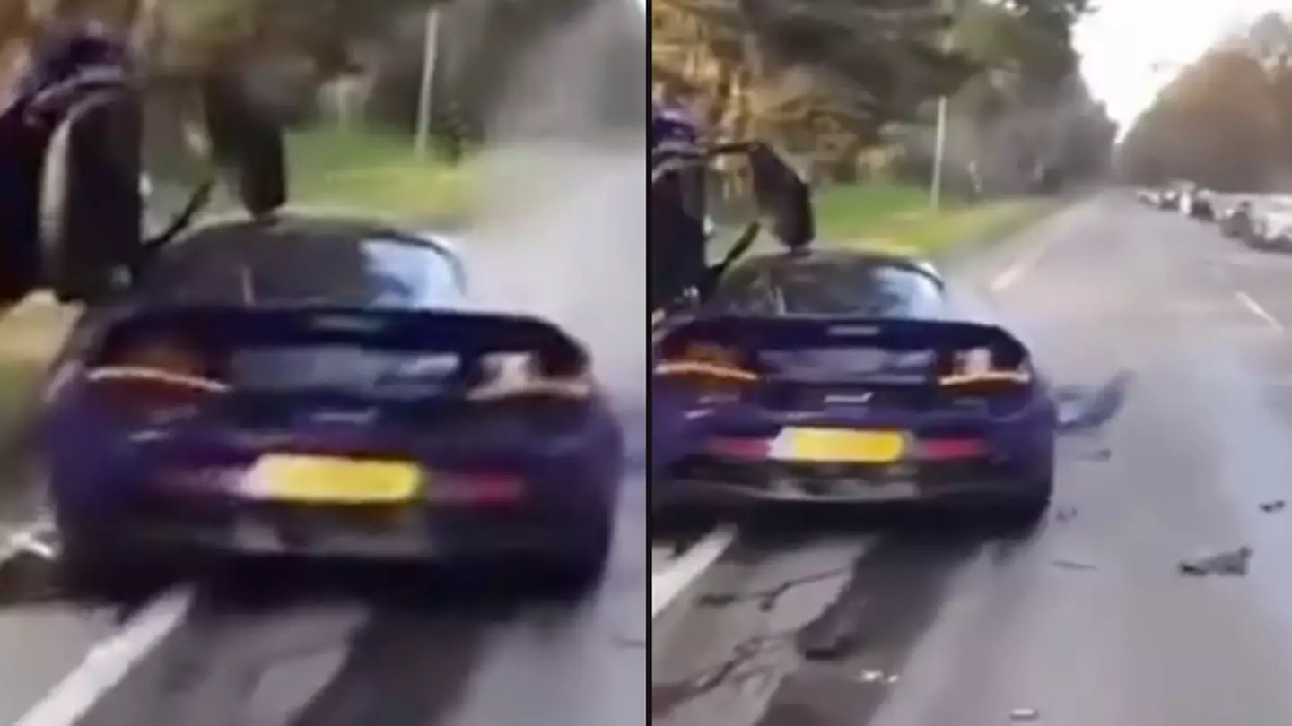 Police appealing for witnesses after McLaren driver crashed supercar and fled the scene