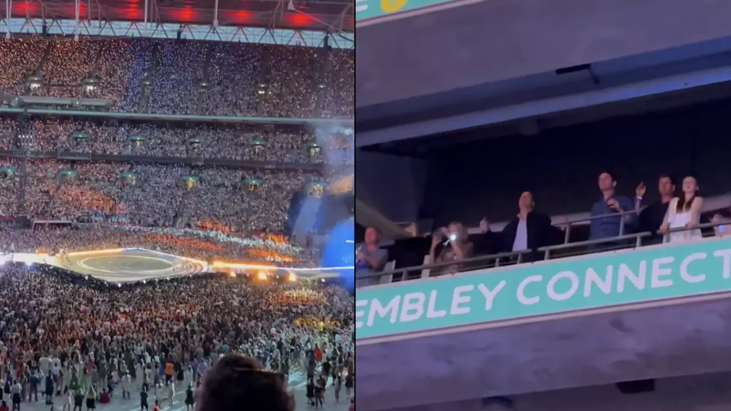 People left 'wheezing' at video of Prince William dancing to Taylor Swift at Wembley show