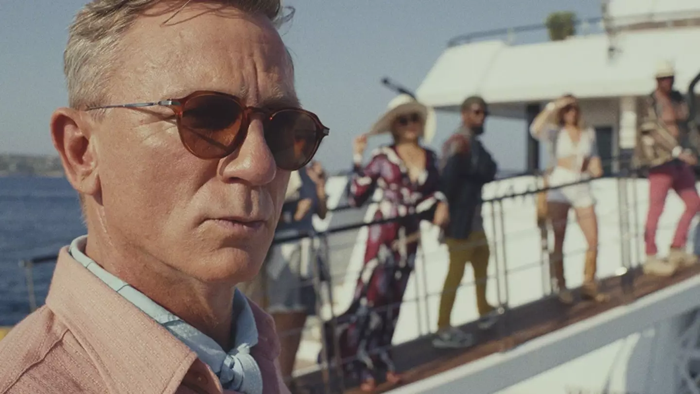 Daniel Craig as Benoit Blanc in Glass Onion: A Knives Out Mystery.