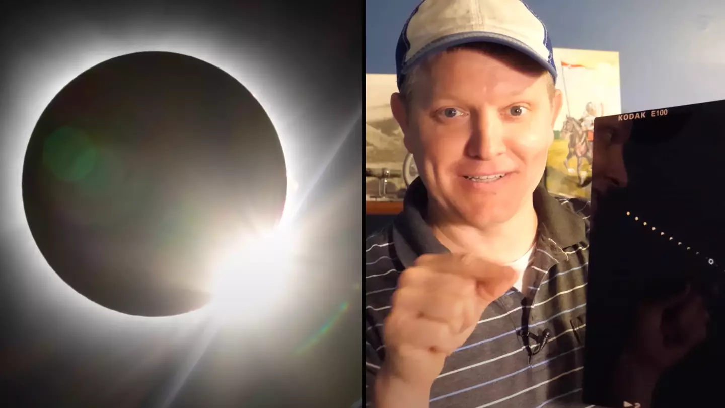 YouTuber captures mystery objects flying across eclipse and they've left astronomers baffled