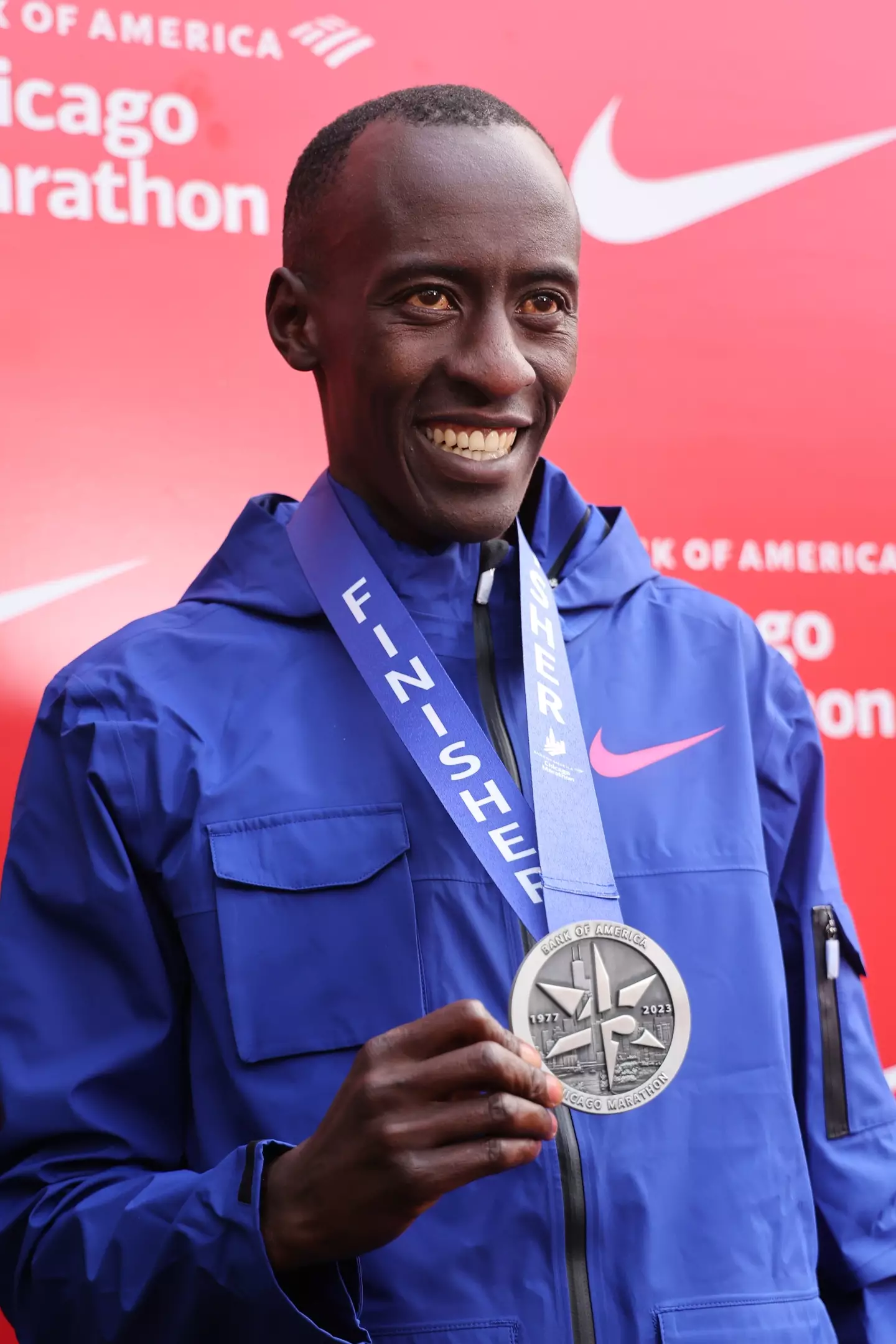 The marathon world record holder was involved in a serious collision.