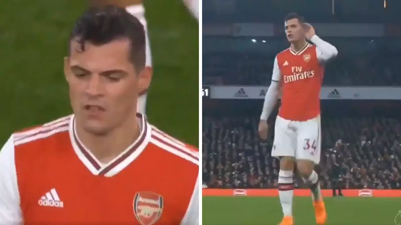 Granit Xhaka 'Refusing To Apologise' To Arsenal Supporters And Faces Punishment 